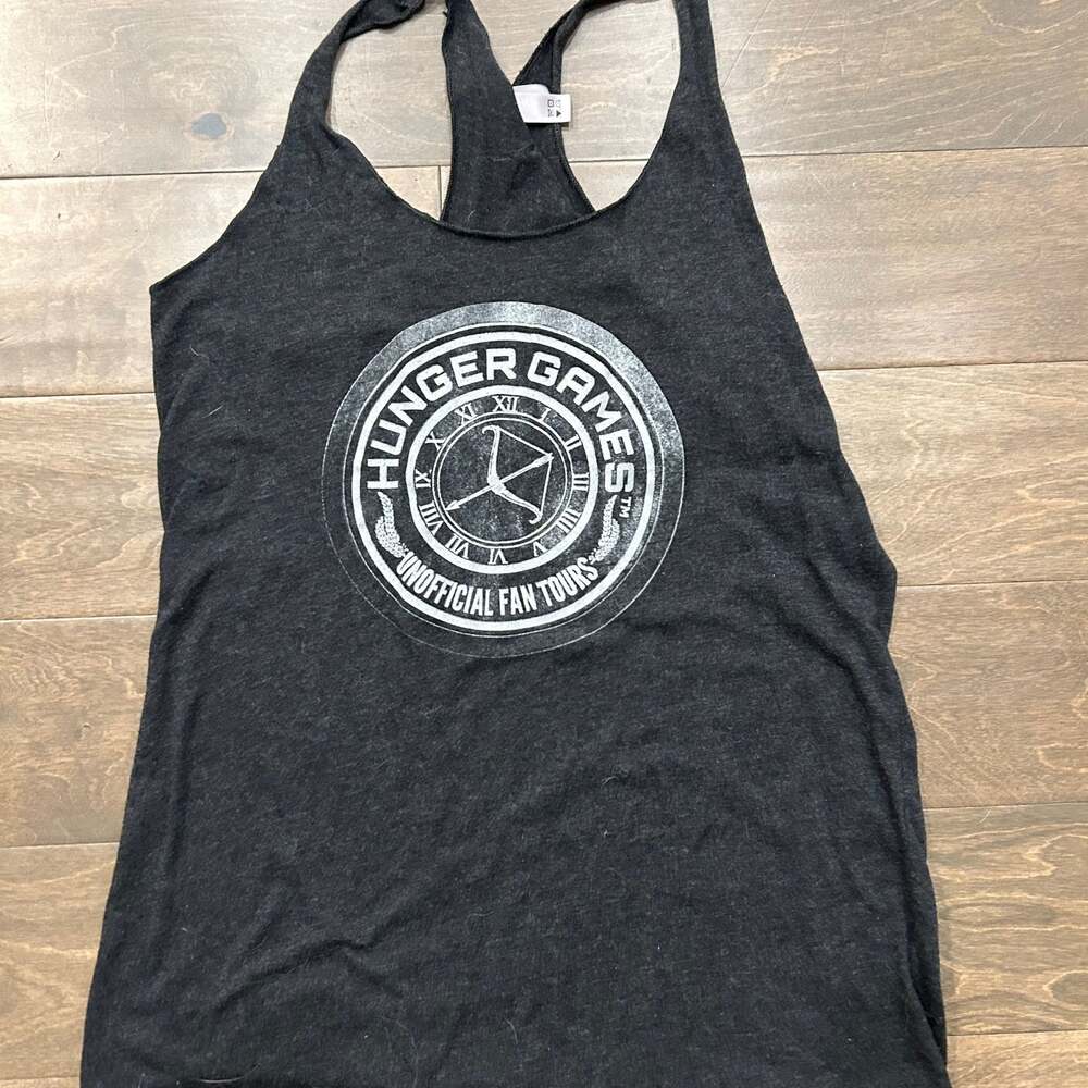 Hunger Games Unofficial Tour District Logo Tank Top L